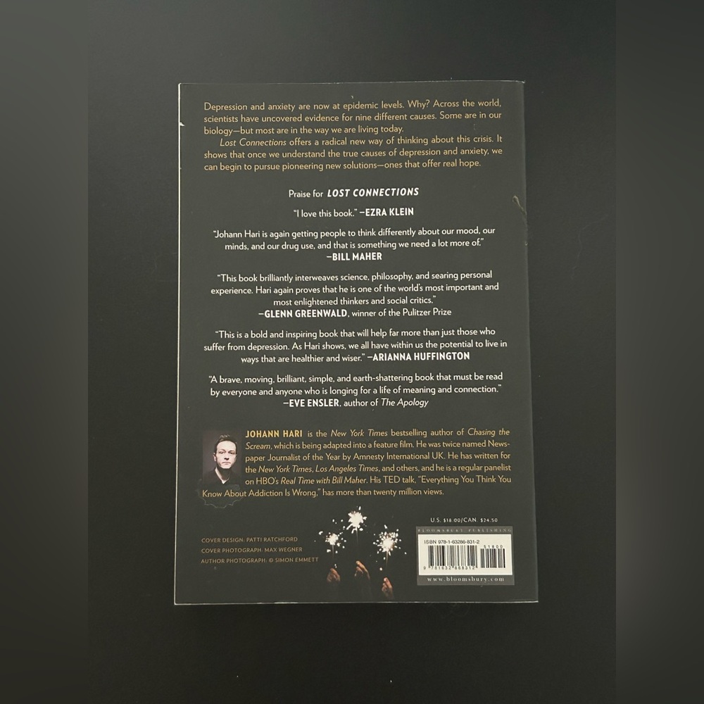 Lost Connections Book by Johann Hari - Picture 2 of 3
